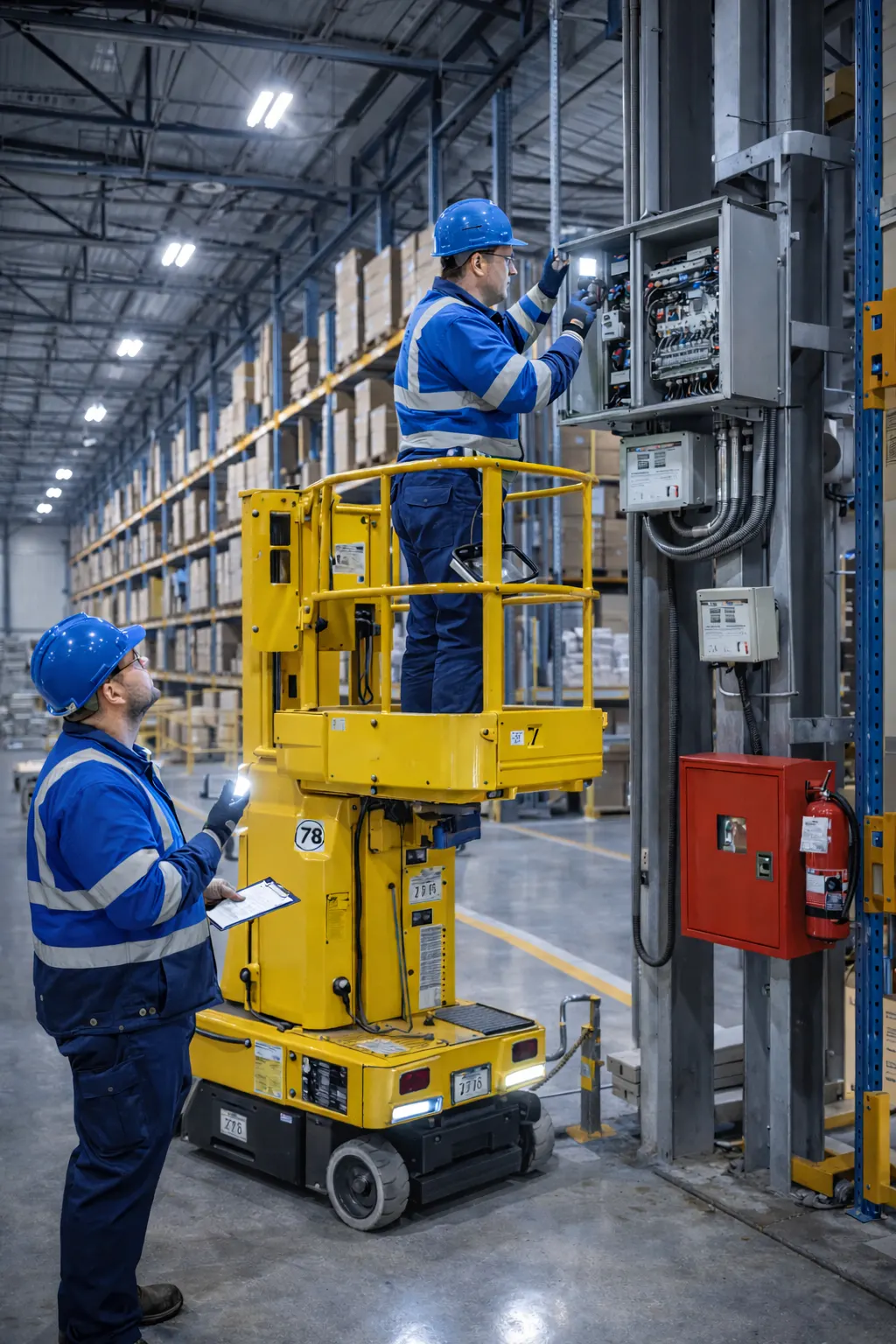 Preventive maintenance on equipment